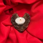 Bakır Renk Kanat Figür Mumluk