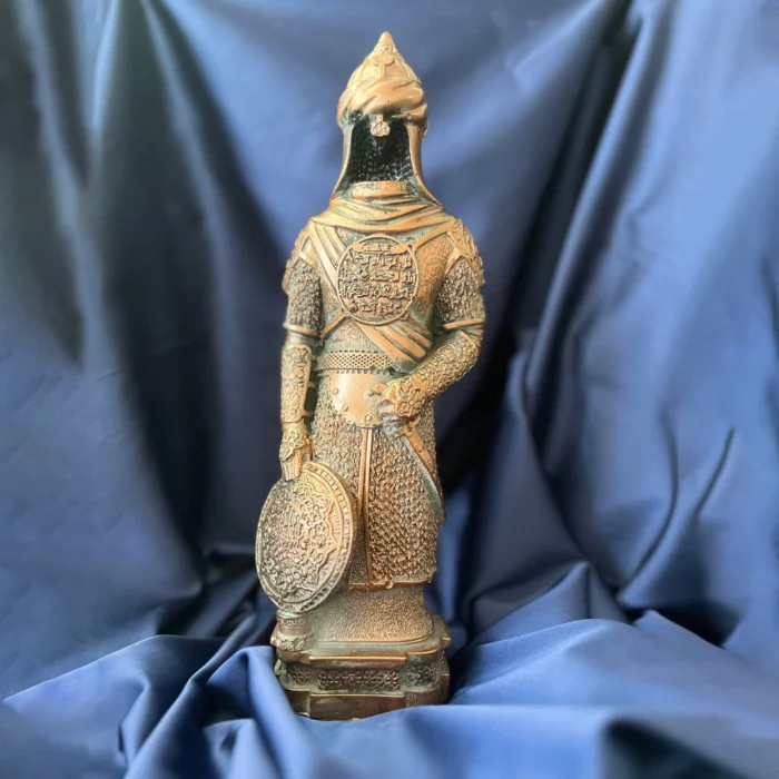 Bakır Renk Osmanlı Askeri Biblo - Görsel 1