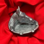 Gümüş Renk At Başı Kül Tablası